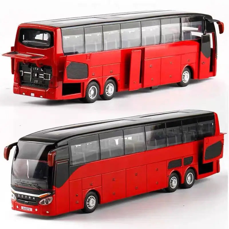 Touring Bus Diecast Model - Sound & Light Collection