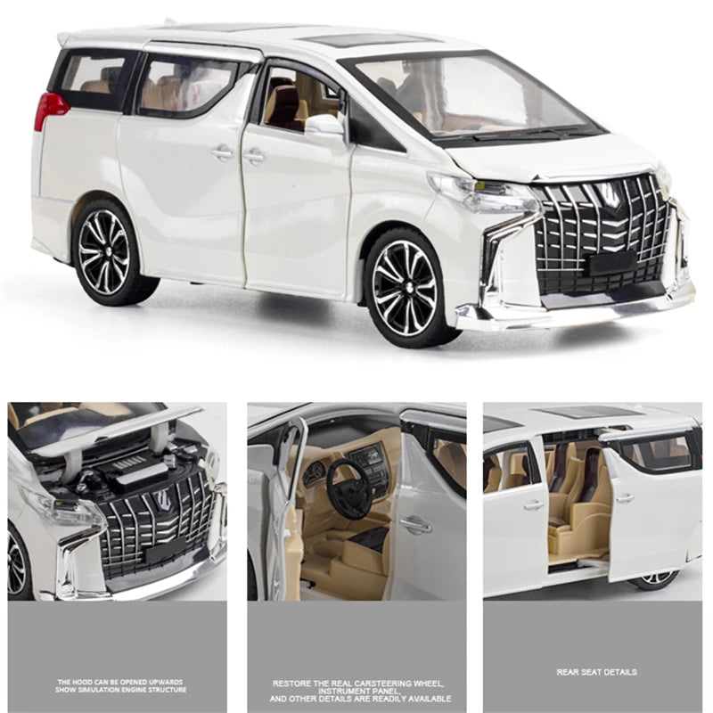 TOYOTA Alphard MPV (1:24) Model Car Diecast Sound & Light Collection