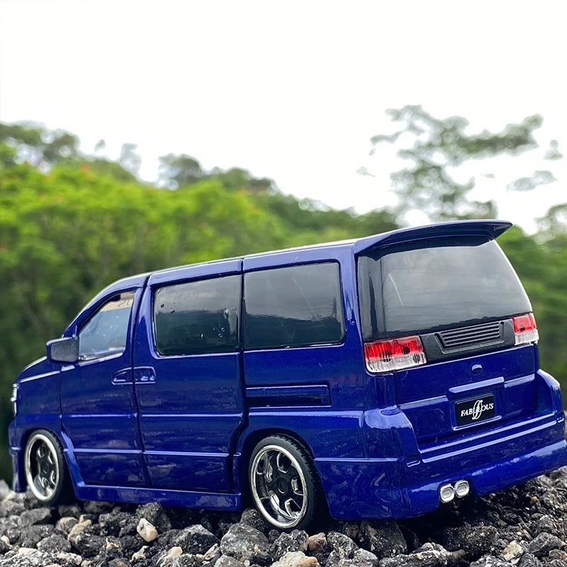 Nissan Elgrand MPV Model Car Diecast Sound and Light Collection