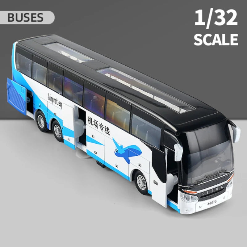 Touring Bus Diecast Model - Sound & Light Collection