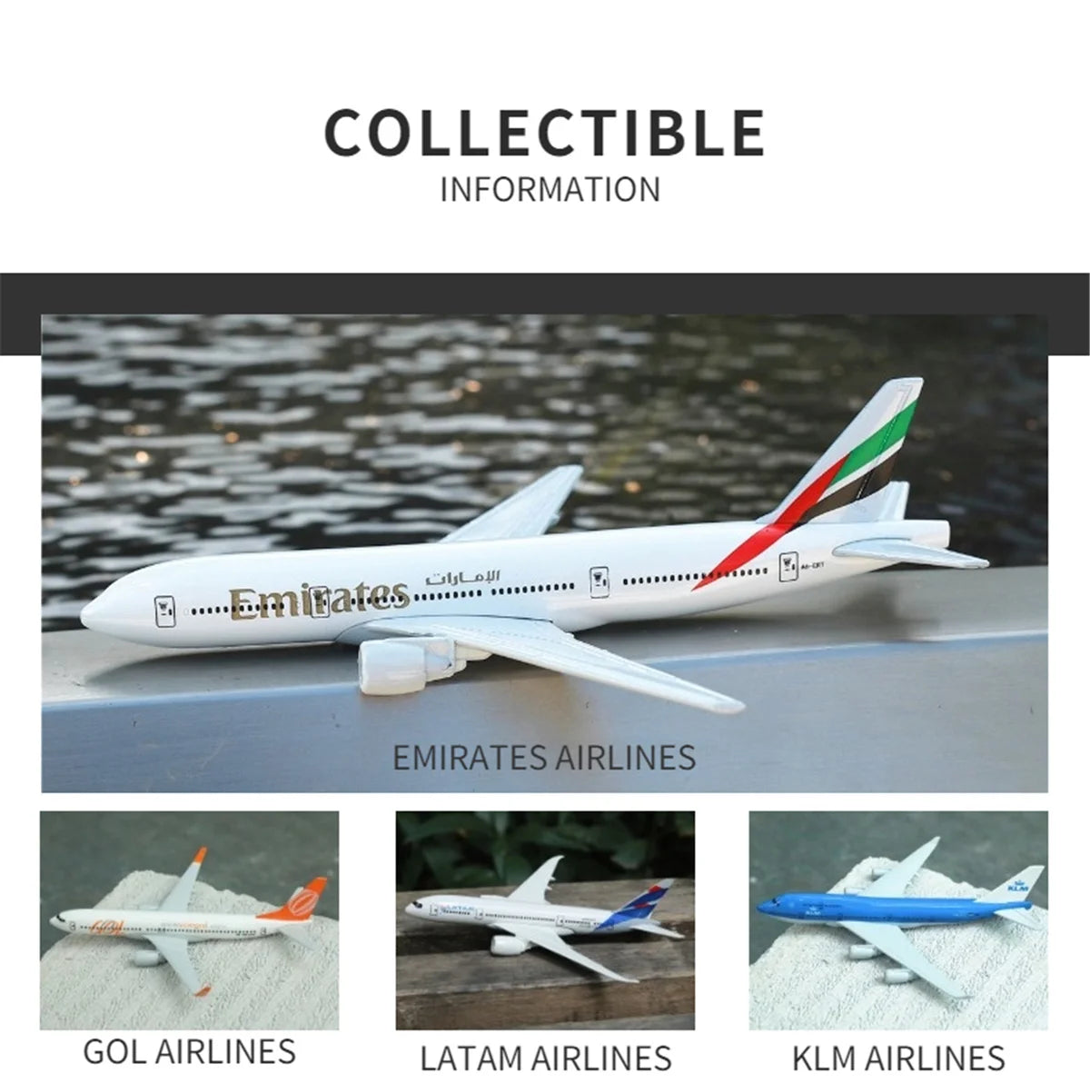 Aircraft Diecast Model - Various Airlines