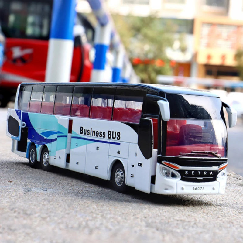 Touring Bus Diecast Model - Sound & Light Collection