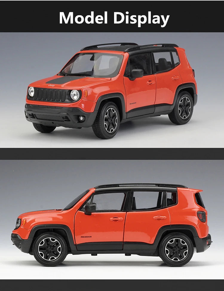 Jeep Renegade Trailhawk SUV Diecast Model  Car Collection