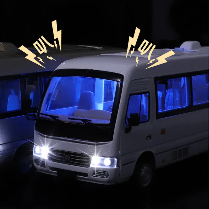 Toyota Coaste Bus Diecast Model -Sound & Light Collection