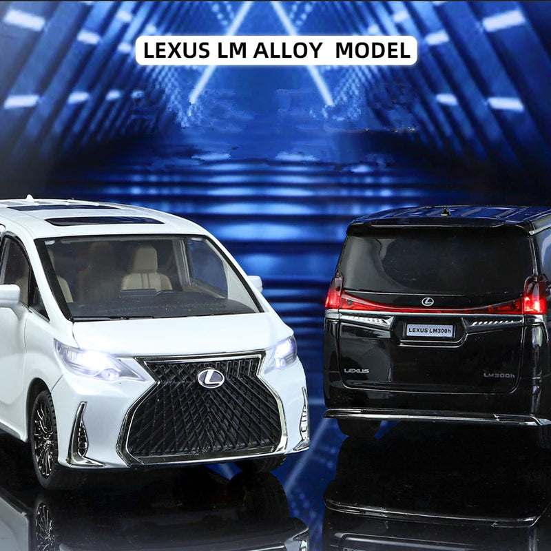 Lexus (1:24) LM300 MPV Diecast Model Car Sound & Light Collection